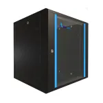 Seinale kinnitatav riiul Extralink Rackmount kapp 12U 600x600 Must