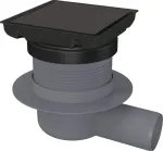 DEANTE Point Drain - Reversible - P&ouml;&ouml;ratav roostevabast terasest p&otilde;randa&auml;ravool kuiva sifooniga, 150x150 mm