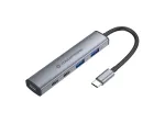 Conceptronic 4-in-1 USB-C Hub Dock 2x USB-C, 2x USB-A ja 100W PD - Hall