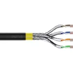 DIGITUS CAT 7A S/FTP andmekaabel &ndash; otse pinnasesse paigaldatav kaabel, 50 m rull, Simplex, PE