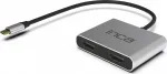 INCA ITPC-4 USB-C to 2x HDMI Adapter 4K30Hz USB-A USB-C PD 100W