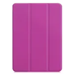 iLike Galaxy Tab S8 Plus 12.4 Tri-Fold Eco-Leather Stand Case Purple