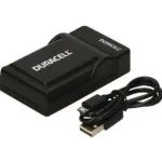 Duracell DRP5958 USB Indoor Battery Charger for Panasonic DMW-BNB9E - Black - 5V