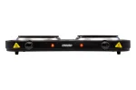 Mesko Home MS 6509 lauapealne elektripliit, 2 keeduplaati, 2000 W, must