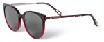 ZADIG & VOLTAIRE Naiste P&auml;ikeseprillid SZV307-5506BD - Ristk&uuml;likukujuline atsetaatraam UV400 hallide pol&uuml;karbonaatklaasidega 55/19/145 mm