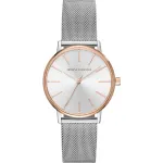 ARMANI EXCHANGE Naiste AX5537 Kvarts Analoogkell 36 mm H&otilde;bedane Roostevaba Teras