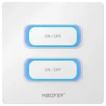 Synergy 21 LED-pult 2-gang nutikas l&uuml;liti Zigbee 3.0 + 2,4GHz liikumisandur + h&auml;mardus Milight/Miboxer (valge) (ESZ2)