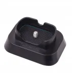 SUNNYLIFE Mini statiiv alus Insta360 X4 kaamerale - Must, kokkupandav lauastatiiv 1/4 inch-20 kruviga, libisemiskindlate kummijalgadega, kompaktne ja kaasaskantav