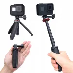 ULANZI MT-09 Mini statiiv, monopod ja k&auml;epide GoPro, SJCAM, Xiaomi, DJI Osmo Action jaoks, must