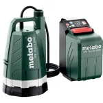 Metabo TPF 18 LTX 7000 Juhtmeta sukelpump 7000 l/h 9 m t&otilde;stek&otilde;rgus 18 V IPX8 (Must/Roheline, ilma aku ja laadijata)