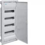 Hager Volta VU48NE s&uuml;vispaigaldatav jaotuskilp, 4 rida, 48 moodulit, IP30, metalluks, 348&times;755,5&times;98 mm, valge