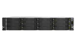 QNAP TS-H1465U-RP-8G 12-kohaline 2U riiulisse paigaldatav NAS Intel Xeon D-1622, 16GB DDR4 ECC, 2x 10GbE, redundantne toiteplokk
