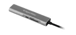 KRUGER & MATZ KM0390 USB-C jaotur 4K HDMI, 2x USB 3.0, SD/MicroSD kaardilugeja ja 100W Power Delivery'ga