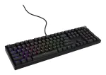 Mehaaniline klaviatuur Genesis THOR 404 &mdash; t&auml;issuuruses 100% USB QWERTY inglise, must, RGB