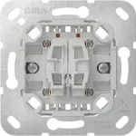 Gira 312800 2-pooluseline &uuml;mberl&uuml;litus-l&uuml;litusnupp, 10A 250V AC, kruviklemmid, s&uuml;vispaigaldus