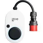 Go-e Charger Gemini flex 22 kW mobiilne laadimisjaam, 32 A CEE, valge