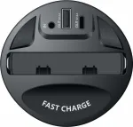 CYOO Cup traadita laadija 15W Qi autolaadimisjaam must CY122326
