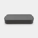 Brabantia Make & Take lame l&otilde;unakarpi, tumehall, 1,2 L, BPA-vaba plast, lekkekindel, n&otilde;udepesumasinas pestav