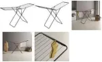 Metaltex Horizon ONYX tiibadega kuivatusrest, 20 m kuivatuspinda, must epoks&uuml;kaetud teras, kokkupandav, reguleeritavad topeltv&otilde;red 407940000