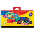 Colorino Kids Plastiliin 12 v&auml;rvi