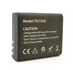 GoXtreme 1050mAh 3.7 V aku mudelitele Rallye, Endurance, Discovery ja Pioneer