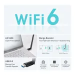 Wireless USB Wi‑Fi Adapter TP‑LINK Archer TX35U PLUS &mdash; Wi‑Fi 6 dual‑band 1201 Mbit/s, USB‑powered, Must