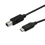 StarTech.com USB-C&ndash;USB-B printerikaabel &ndash; M/M &ndash; 3 m (10 jalga) &ndash; USB 2.0