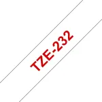 Sildivalmistuslint Brother TZE-232 Punane valgel