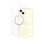 PanzerGlass CARE by &reg; Feature Case Transparent w. Silver Kickstand & MagSafe iPhone 15 Plus