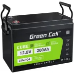 Greencell LiFePO4 aku - 200 Ah - 12,8 V - 2560 Wh L (CAV04S)