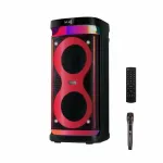 Kaasaskantav k&otilde;lar MANTA SPK0601B100, 100 W, Bluetooth, karaoke, juhtmevaba mikrofon, aku, ekvalaiser, diskotuled
