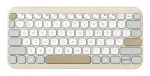 ASUS Marshmallow KW100 klaviatuur juhtmevaba Bluetooth QWERTZ beež hall valge