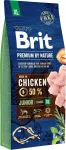 Brit Premium by Nature Junior XL kuiv koeratoit kanaga, 15 kg