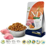 FARMINA N&D Pumpkin Cat Lamb and Blueberry Neutered Adult - kuiv kassitoit - 1,5 kg