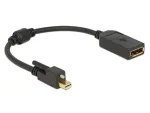 DisplayPort-kaabel DeLOCK 62638 Mini DisplayPort 0,25 m Must