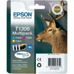 Epson Stag Multipack 3-v&auml;rviline T1306 DURABrite Ultra tint, ts&uuml;aan, magenta, kollane, pigmendip&otilde;hine tint, 1 tk, mitmikpakend