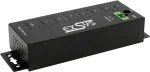 USB-jaotur Exsys EX-1537HMVS &mdash; 7-pordiline USB 3.2 Gen 1 15 kV ESD-kaitsega