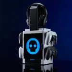 Numskull Games PS5 inspireeritud m&auml;ngukapp, kettahoidja m&auml;ngudele, PlayStation 5, Grau, juhtmega, 1 tk