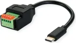 ROLINE kaabel-Adapter Type C ST - Push- Terminal Block - Adapter - digitaalne/andmed (12.02.1173)