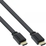 InLine HDMI lame kaabel High Speed kaabel with Ethernet kullatud must 5m