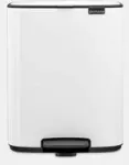 Brabantia Bo Pedaaliga Pr&uuml;gikast 12 L Ristk&uuml;likukujuline Teras Valge
