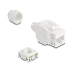 RJ45 Keystone-moodul DELOCK 90721 Cat.6A UTP 180&deg; pistikupesa LSA