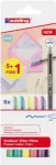 Edding 1200 Color Pen Fine viltpliiatsid, pastellv&auml;rvid, 6 tk