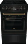 Gorenje GECS5B70CLB vabalt seisev pliit Elektriline Keraamiline pliit Must