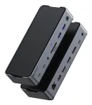 eSTUFF GLB232006 kolmik-USB-C dokkimisjaam