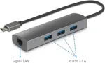 Renkforce RF-3374952 liidesejaotur USB 2.0 USB-C 1000 Mbit/s must - hall (RF-3374952)