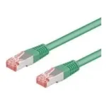 Wentronic Goobay CAT 6 paigalduskaabel, S/FTP (PiMF), roheline, 30 m - LSZH halogeenivaba, vask (68297)