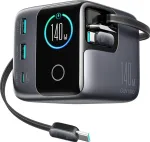 Toiteadapter Joyroom JR-TRD01 GaN 140W 5 pordi ja kahe sisset&otilde;mmatava kaabliga