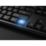 Kensington KM270 EQ taaslaetav lauakomplekt &ndash; juhtmevaba, juhtmevaba, RF-juhtmevaba + Bluetooth, membraan, QWERTZ, must, hiir kaasas