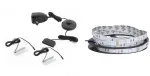 LED-valgusriba cama meble QIU 160, pealispinnale paigaldatav, sinine valgus, vahelduvvoolutoide, 1 tk